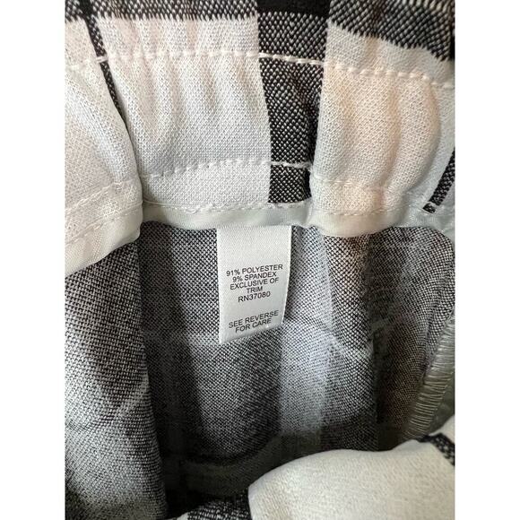 Est. 1946 White Checkered High Rise Pants - Size Large - Picture 4 of 5